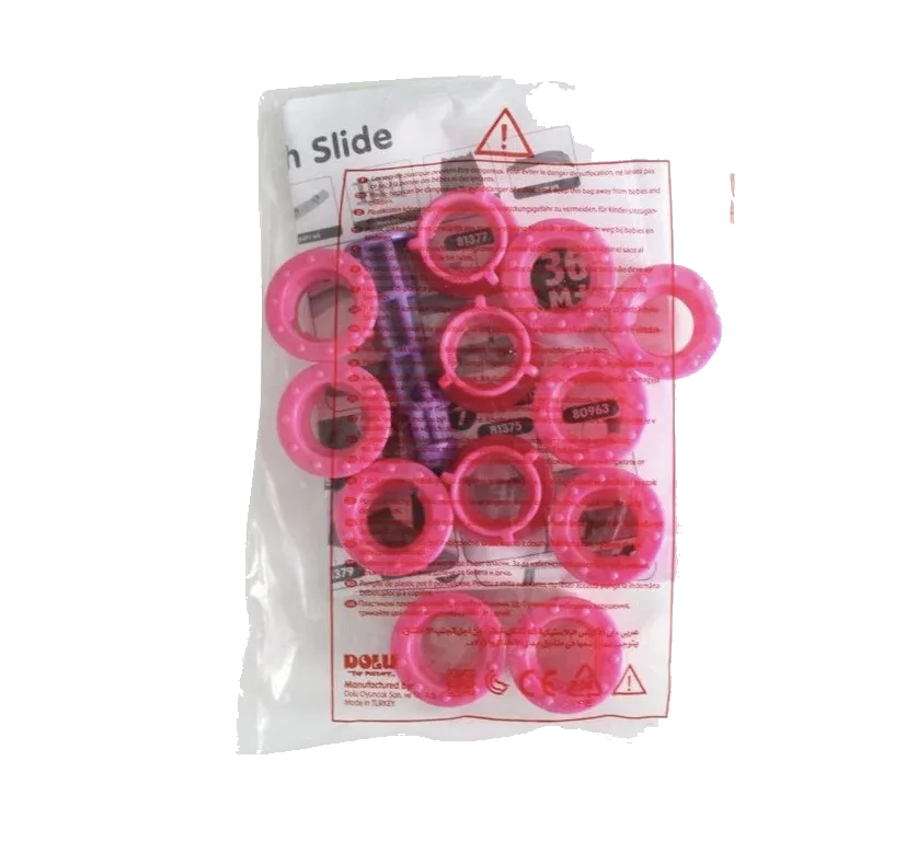 Büyük Su Kaydırağı Pembe Poşet Takım